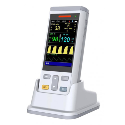 Monitor Funkcji Życiowych – Pulsoksymetr (Sp O2) i kapnograf (Et CO2)