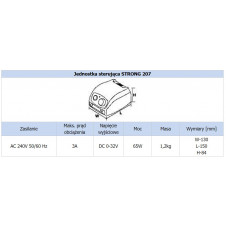 Mikrosilnik STRONG 207 z prostnicą