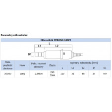 Mikrosilnik STRONG 207 z prostnicą