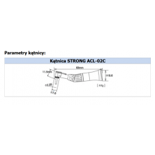Mikrosilnik STRONG 207B/108EI z kątnicą ACL-01C